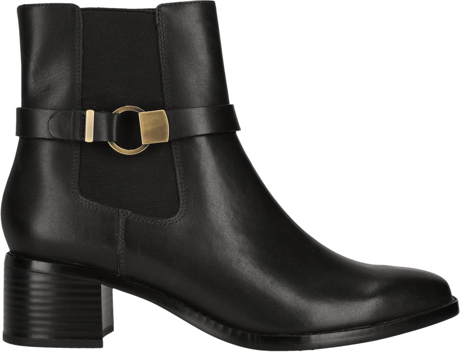 CLARKS Ankle Boots Wreen Buckle Zwart