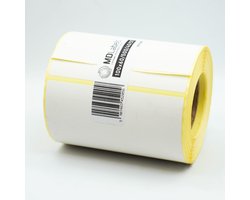 MDlabels Witte thermische etiketten op rol (etiketmaat: 100 x 60 mm)
