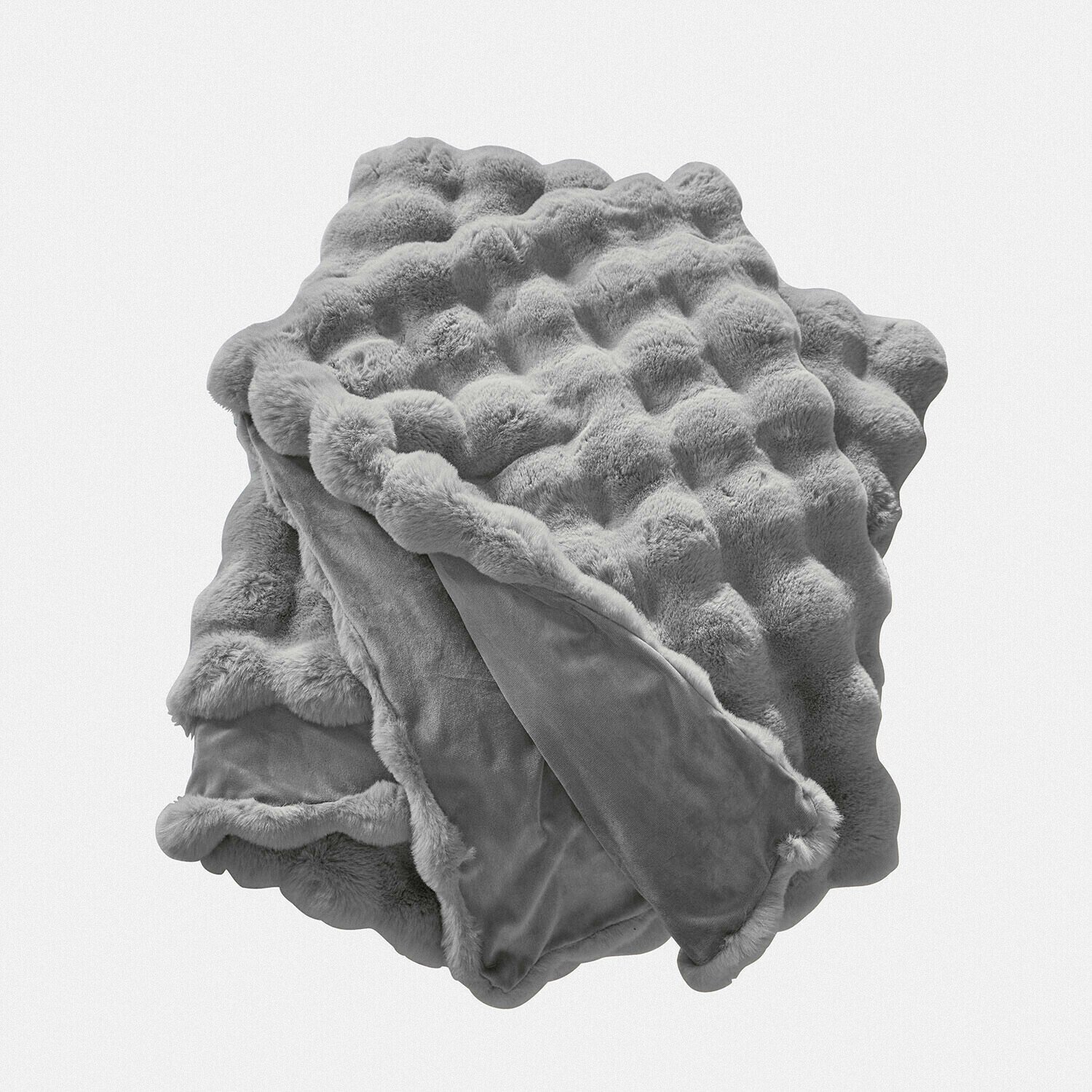 Loberon Plaid Zalina grijs