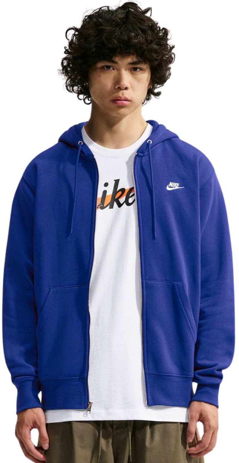 Nike Club Fleece Vest met capuchon Heren Blauw