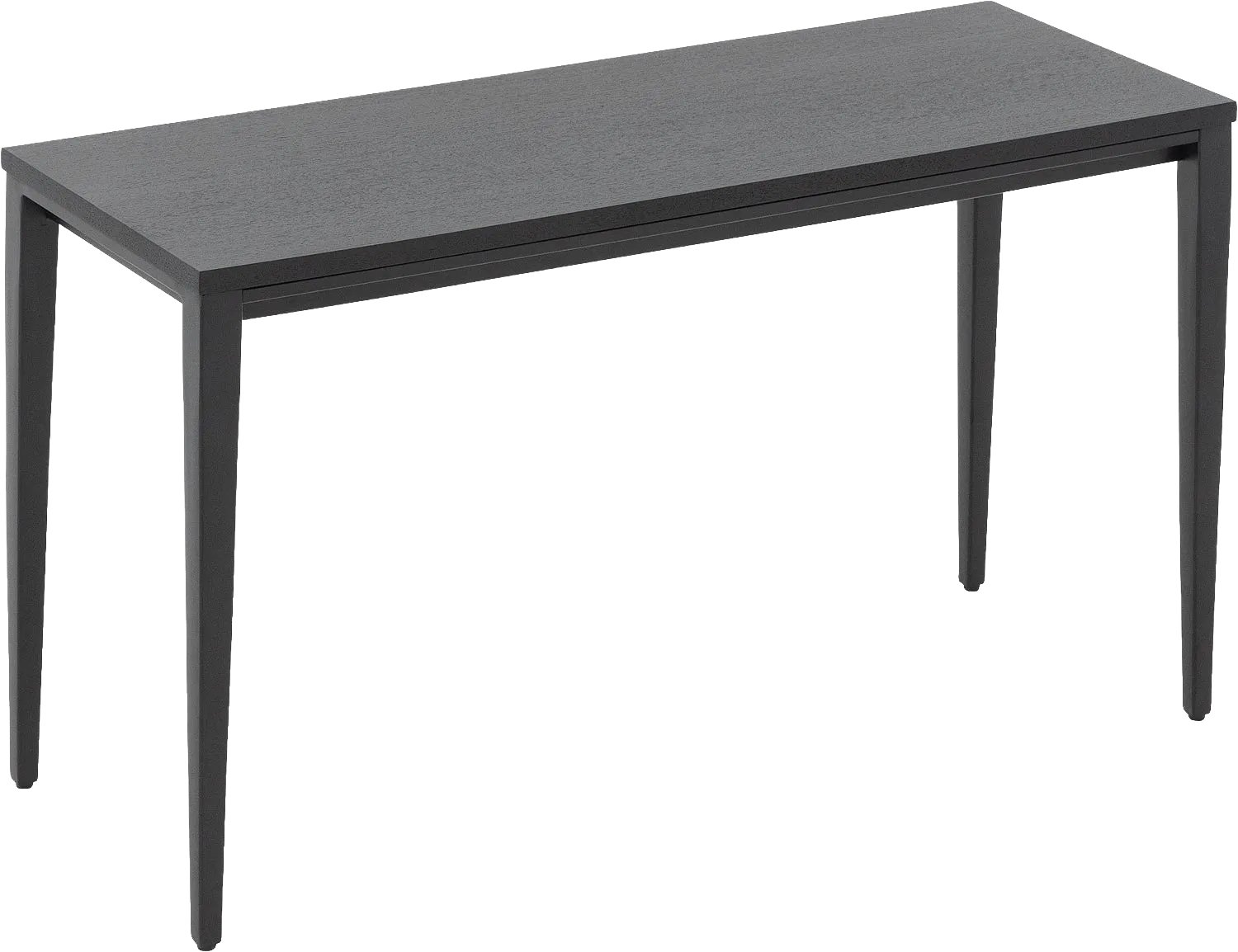 Goossens Salontafel Dexter - 82 x 45 x 32 - Essenhout - zwart - rechthoekig essen fineer zwart gelakt