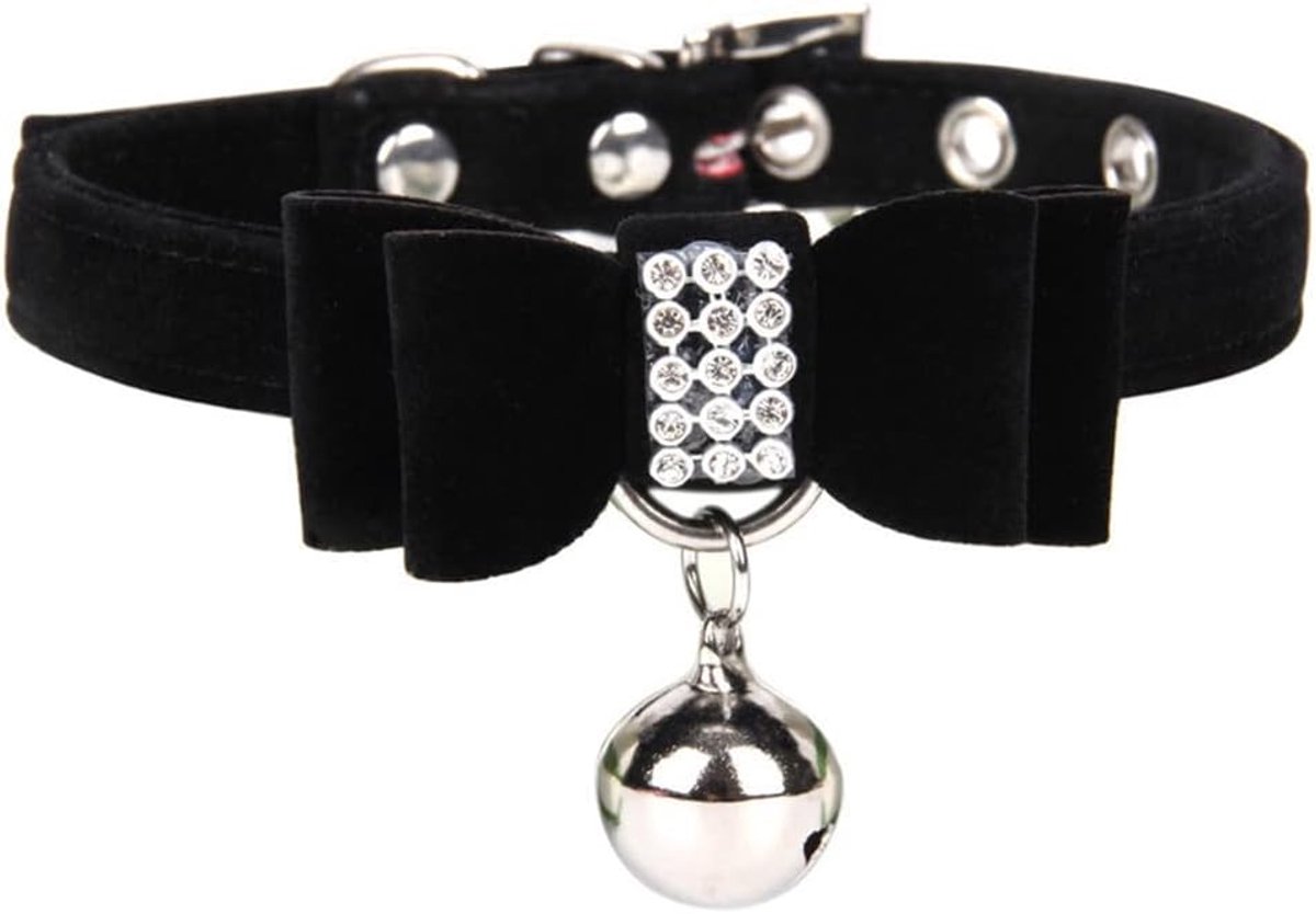 Pour Chien Bling avec Strass Scintillants en Laine CoréEnne, Collier avec Strass pour Chiens Et Chats, Daim Doux Et Scintillant