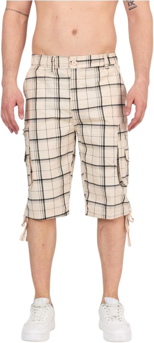 & Taff Bermuda, voor heren, sportieve shorts, vrijetijdsbroek, korte broek, cargobroek, tot maat 4XL