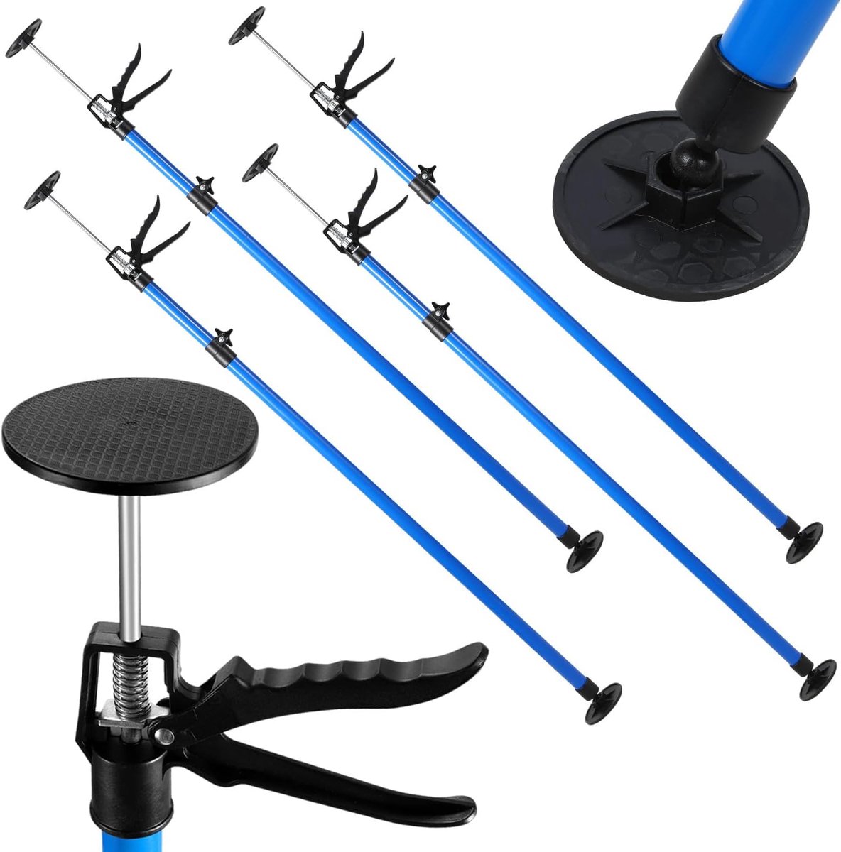 Set van 4, montagesteun 115-290 cm, tot 50 kg