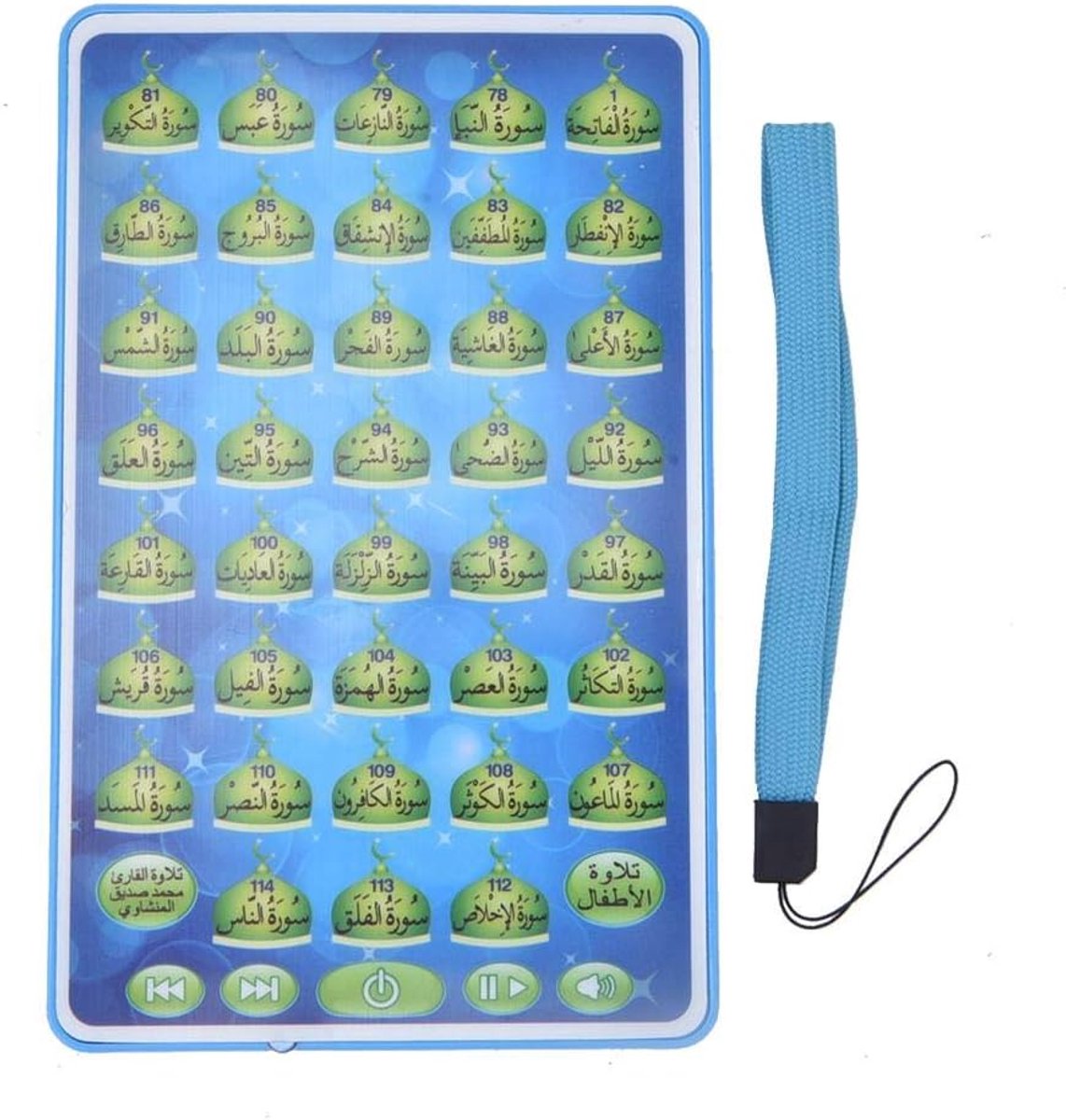 Lezing Machine, Kinderen Vroege Taal Leren Pad Tablet Elektronisch Educatief Speelgoed (Blauw)