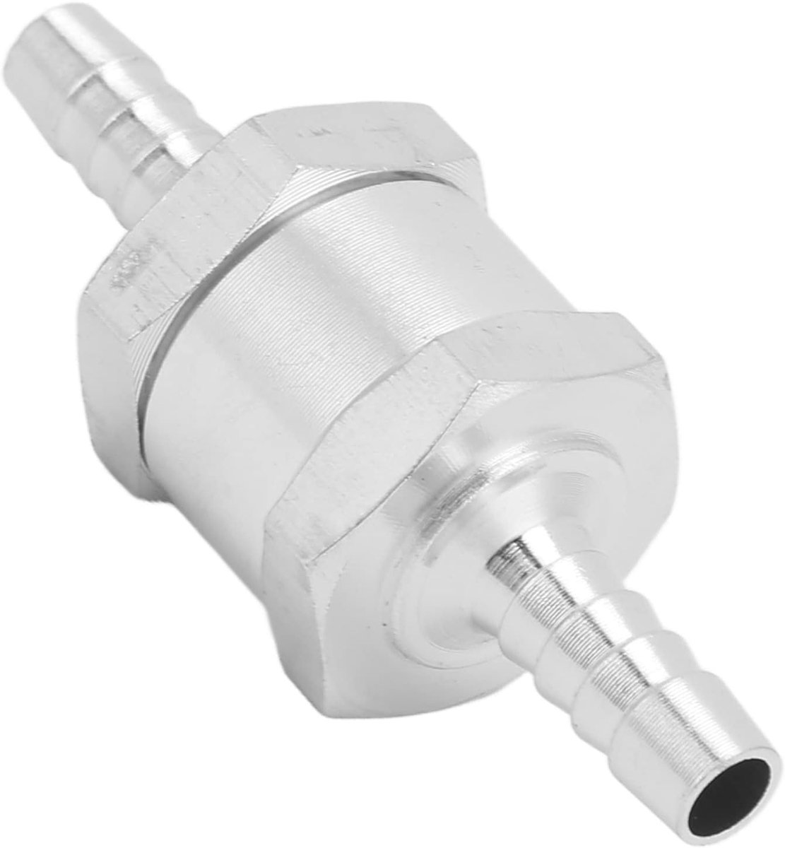 Terugslagklep Non Return One Way Aluminium Universele voor Brandstof Benzine Olie Water(6mm)-Brandstofterugslagklep