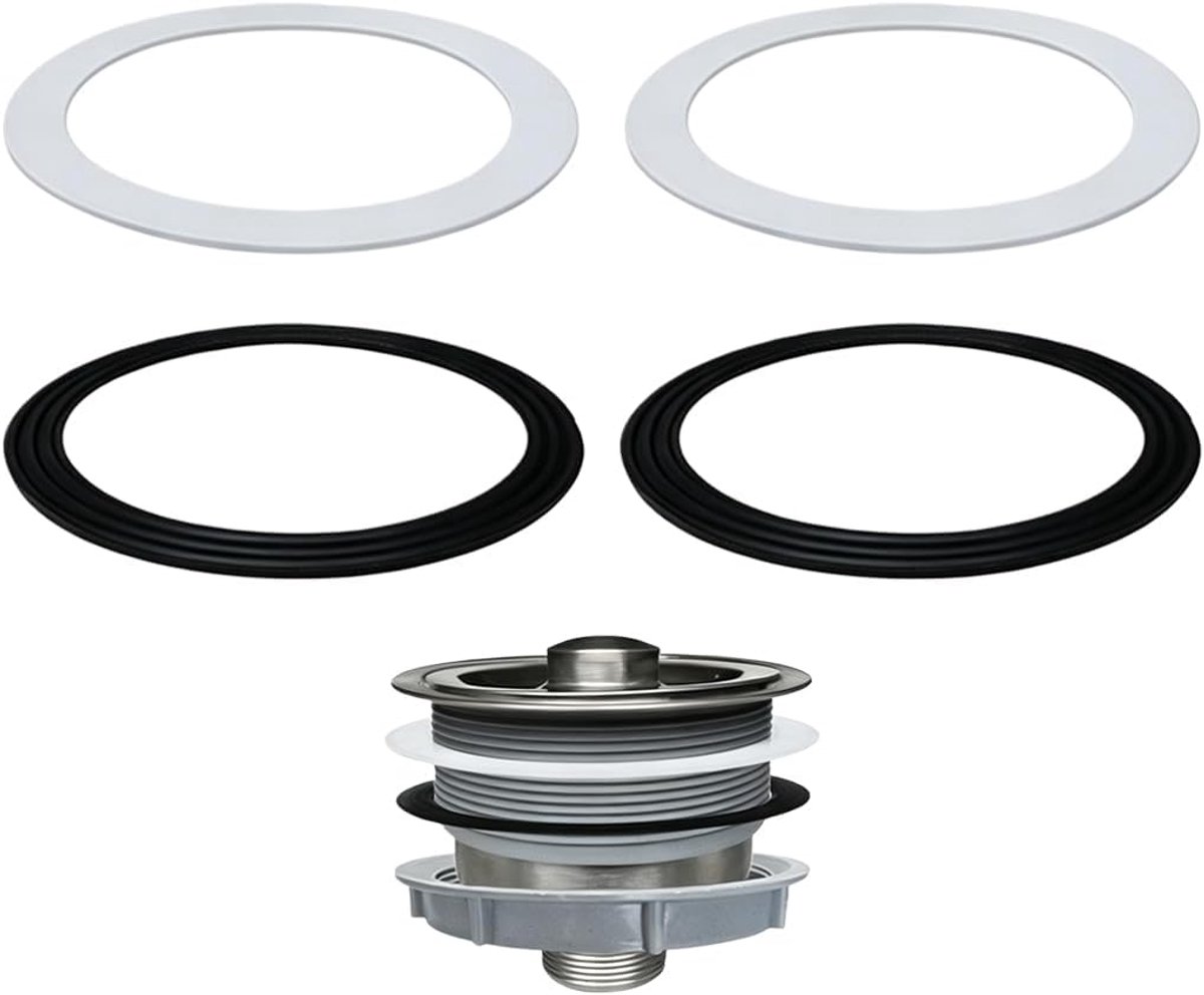 O-ringafdichtingen voor armaturen, verpakking van 4 O-ringafdichtingen (110 mm) voor spoelbakken, waterdichte afdichtingsaccessoires speciaal voor spoelbakken van 110 mm.