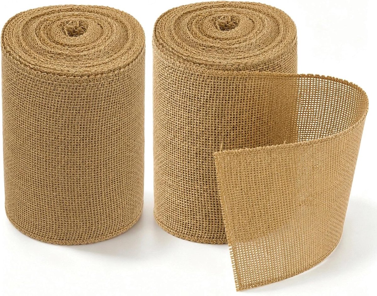 Jute wikkelstrips (lichtbruin)