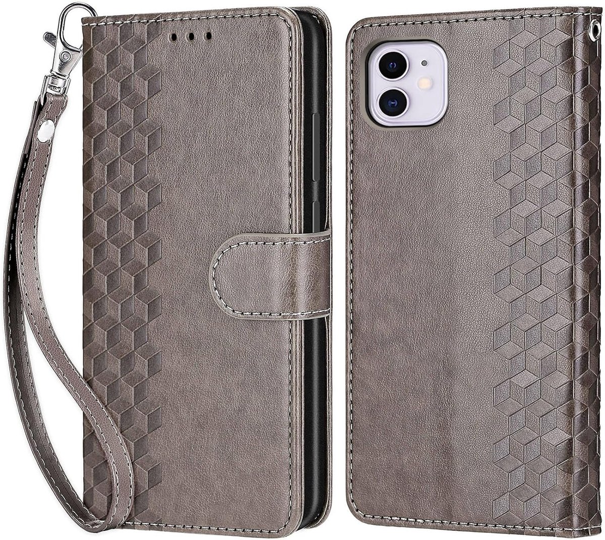 Telefoonhoesje voor iPhone 11, grijs