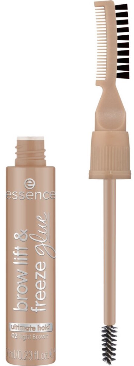 Essence - Brow Lift & Freeze Wenkbrauwlijm voor Vormgeving en Fixatie - 02 Light Brown