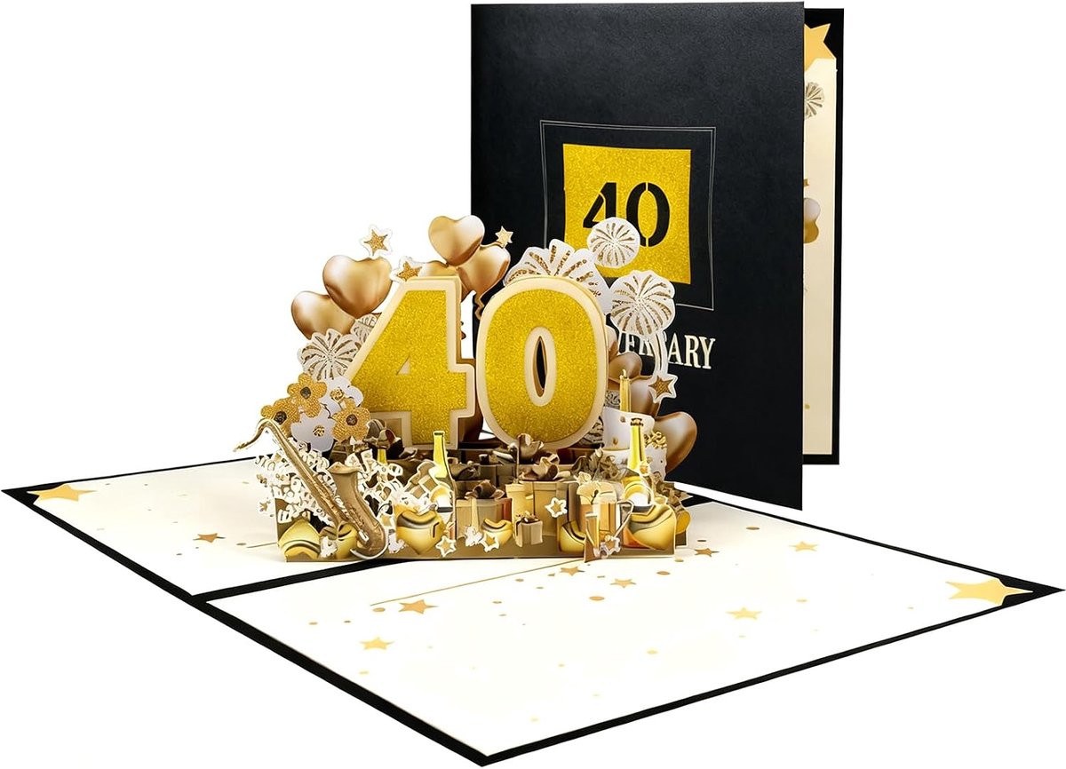 40e trouwdag kaart