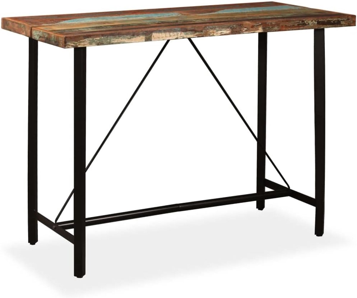 Gerecycled hout industriele stijl 150x70x107 cm bruin