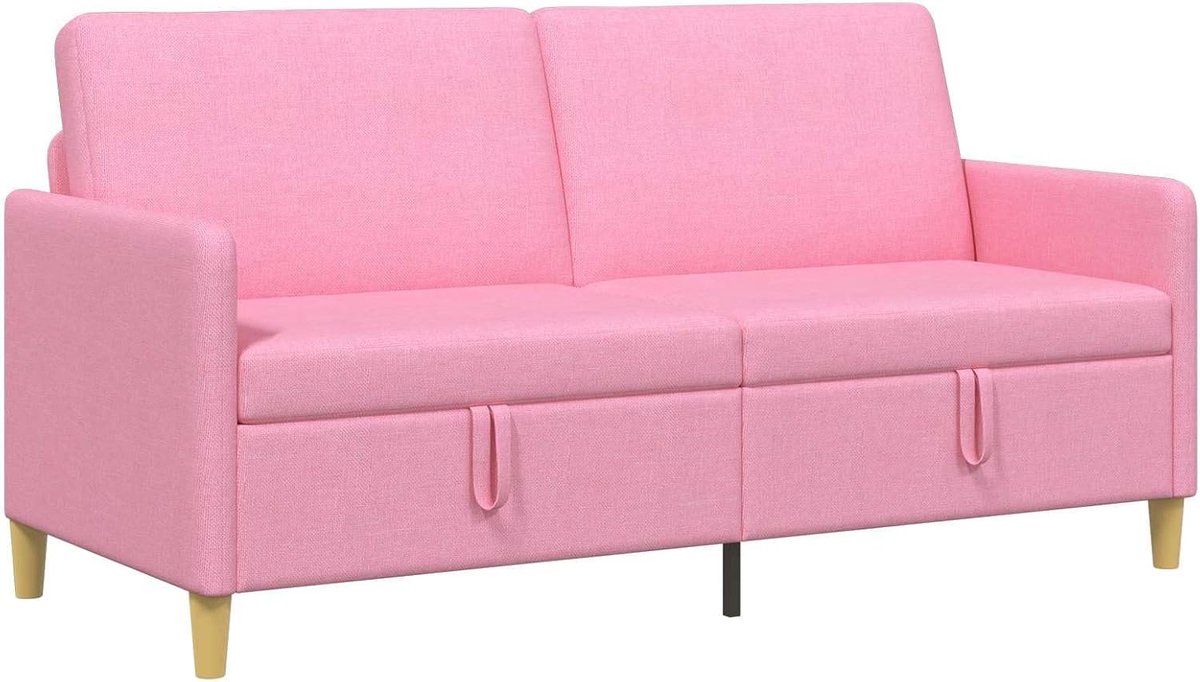 Sofa met opbergruimte, roze, 172 x 78 x 87 cm, polyester