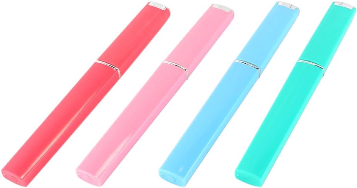 Dailygoods- Nagelvijl Dubbelzijdig Geëtst - Glazen Nagelvijltjes - Professionele Nagelverzorging - Draagbare Etui - Comfortabele Vijlervaring - Nagelv