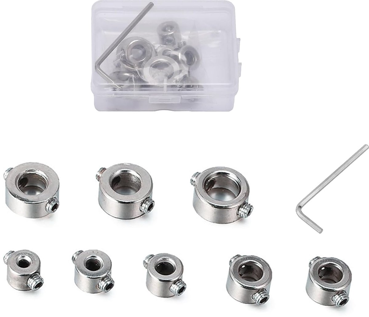 8-delige boor diepteaanslag ring, boordieptebegrenzer, positioneerset voor 3/4/5/6/7/8/9/10 mm