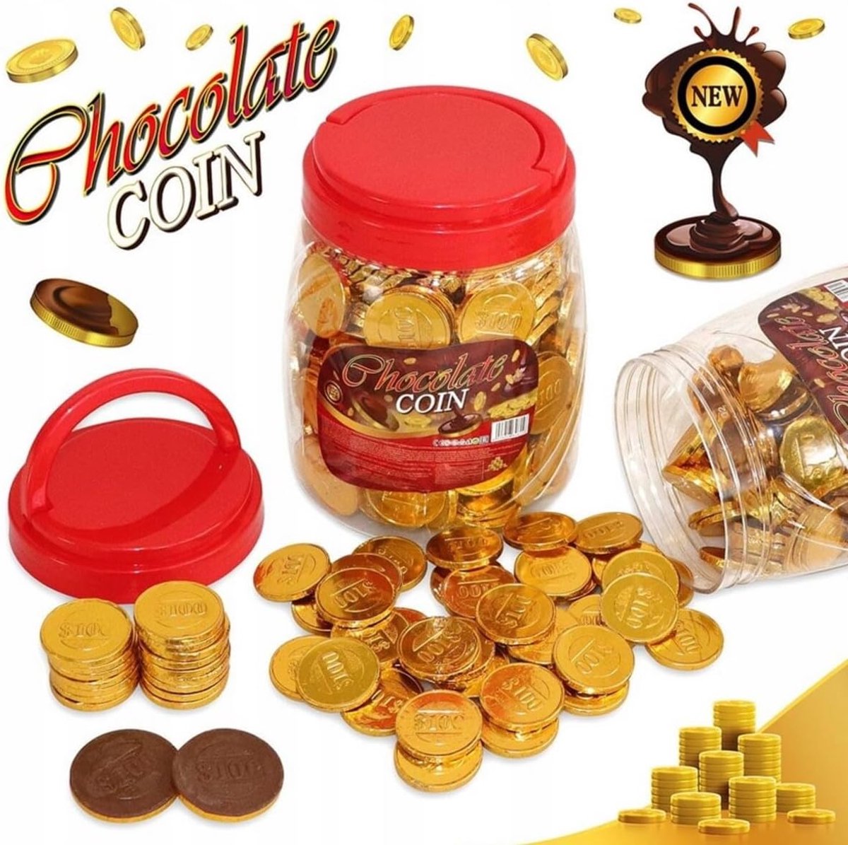 Chocolademunten 200 stuks 480g