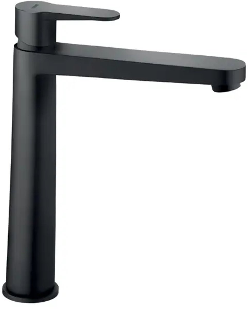 Novaservis Ferro Nostris - Wastafelkraan met Click-Clack afvoer, zwart BNS2LBL