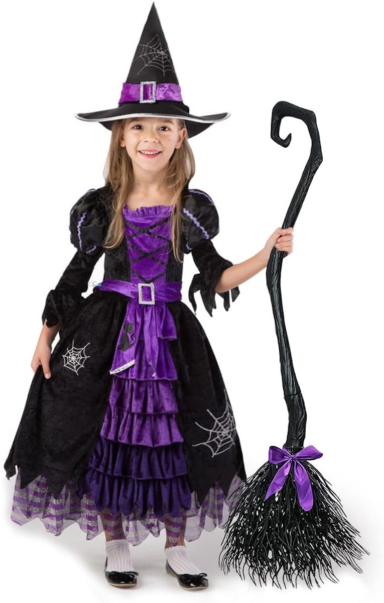 Halloween - Purple Witch - kinderkostuum