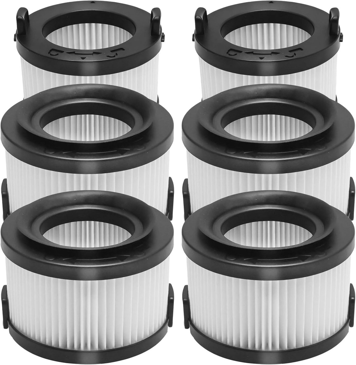 Filters, hoofdfilters met 4 voorfilters, vervanging voor Levoit Vortex IQ40 Flex accustofzuiger, vervanging voor LEVOIT LSV-VF401-AEU LSV-VF401P-AEU
