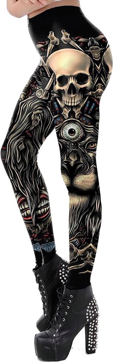 One Clothing Dameslegging voor sport, fitness, outdoor en loungewear, super elastisch, met hoge, comfortabele en kreukvrije tailleband