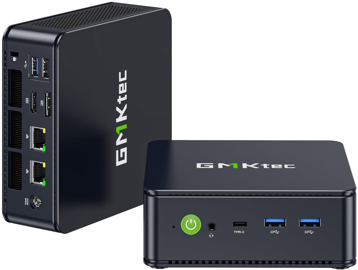 Mini PC Ryzen 5 7640HS - 32GB DDR5 RAM - 1TB PCIe SSD - WiFi 6 - Geïntegreerde Radeon 760M - Triple 4K Display - Compacte Desktop Computer