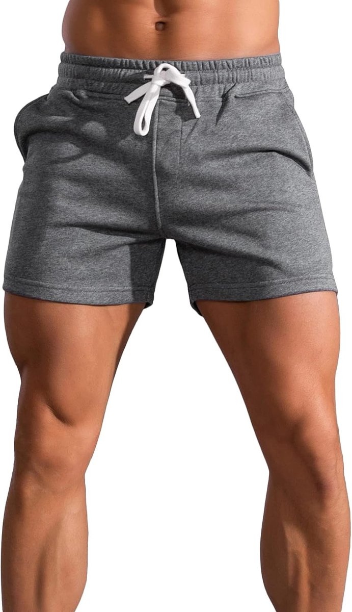 Shorts korte joggingbroek katoen relaxshorts ademende sportshorts voor joggen yoga training