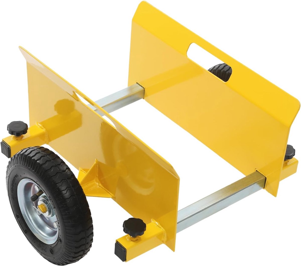 Platenwagen 300 kg draagvermogen, klemwagen met 8 inch opblaasbare wielen, verstelbare klemmen, paneelwagen voor wandplaten, gipsplaten, panelen, multiplex