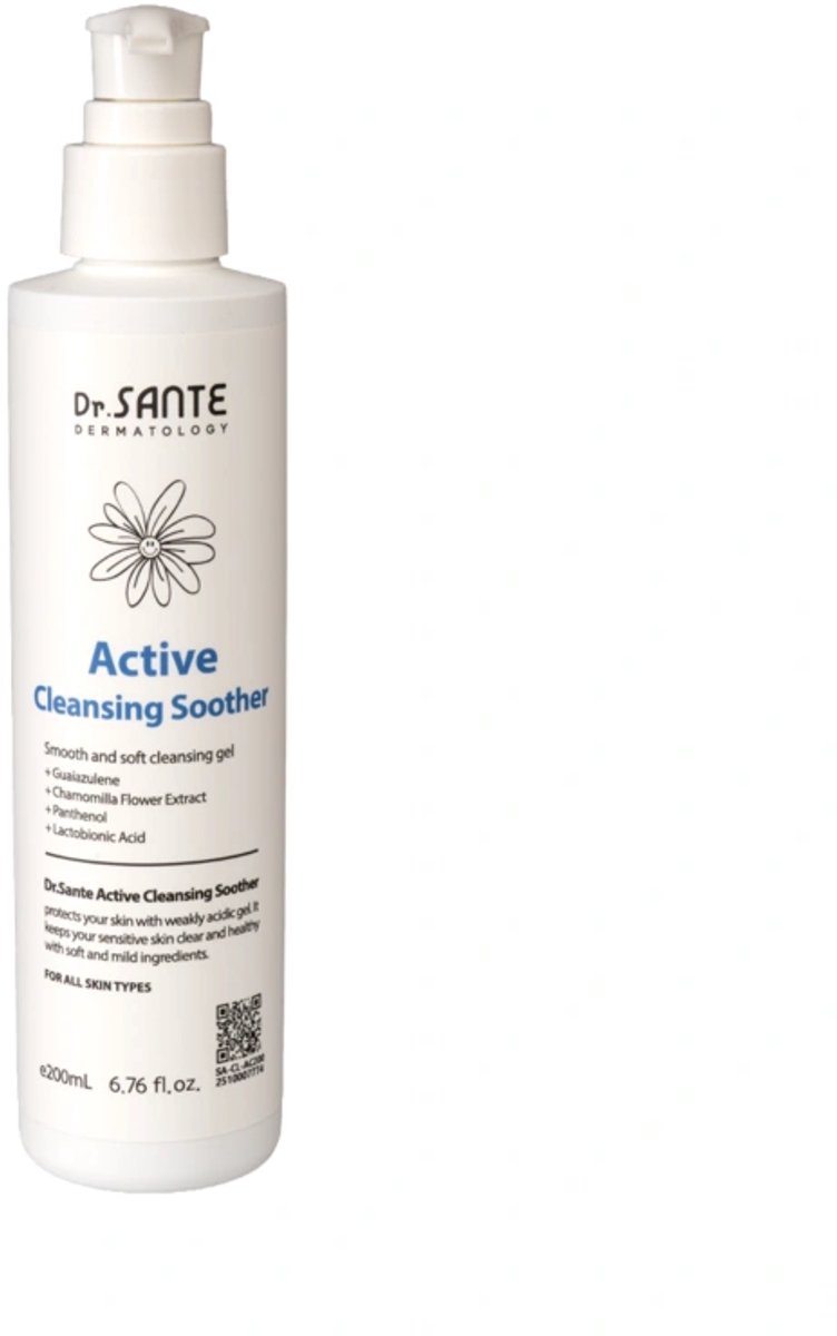 Dr.SANTE Active Cleansing Soother / Kalmerende reinigingsgel met 23 % kamillebloemenextract 200 ml