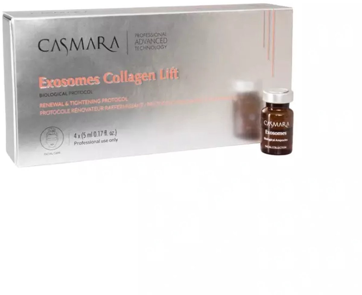 Casmara Exosomes Collagen Lift / Ampullenset voor professionele microneedling-behandelingen 4 x 5 ml