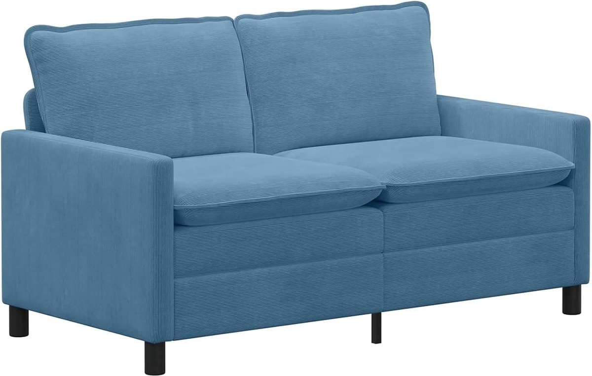 Corduroy bank, 156 x 81 x 87,5 cm, met metalen frame