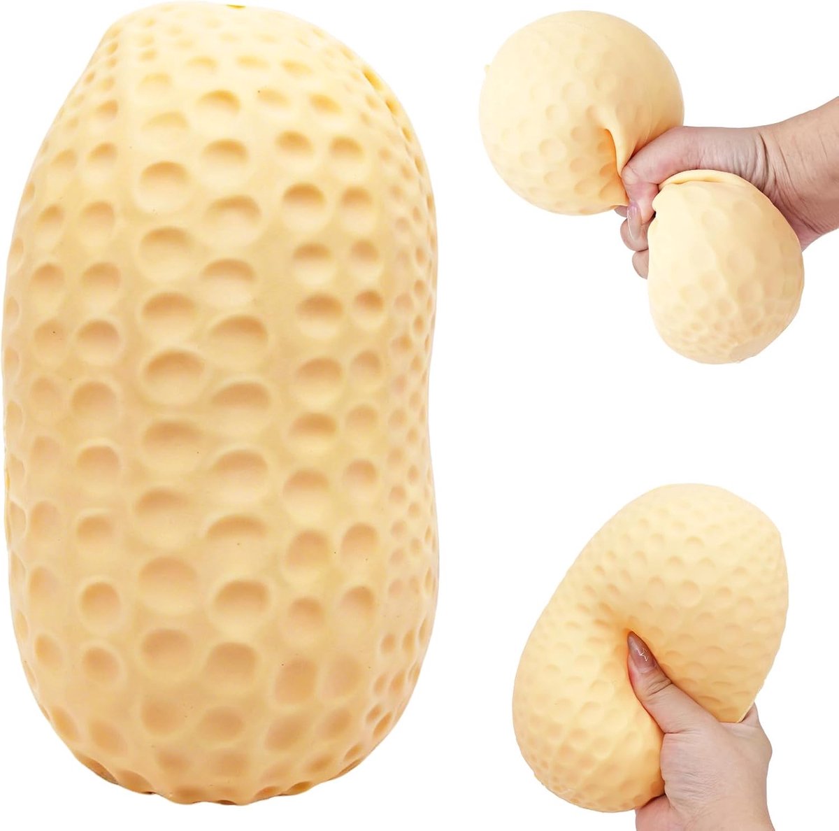 Squishy, XXL Peanut Squishy Fidget Toys, Squeeze Toy