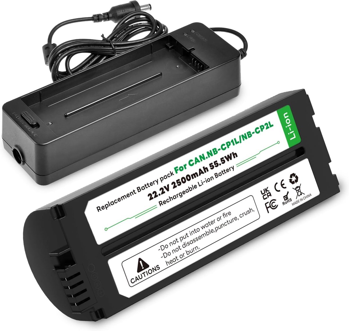 2500mAh NB-CP2L NB CP2L batterij + oplader, nieuwe 2026 Selphy CP1500 batterij voor Canon NB-CP1L SELPHY CP1500 CP1300 CP910 CP100 CP200 CP220 CP300 CP330 CP4000 CP510 CP600 CP710 CP730 CP790