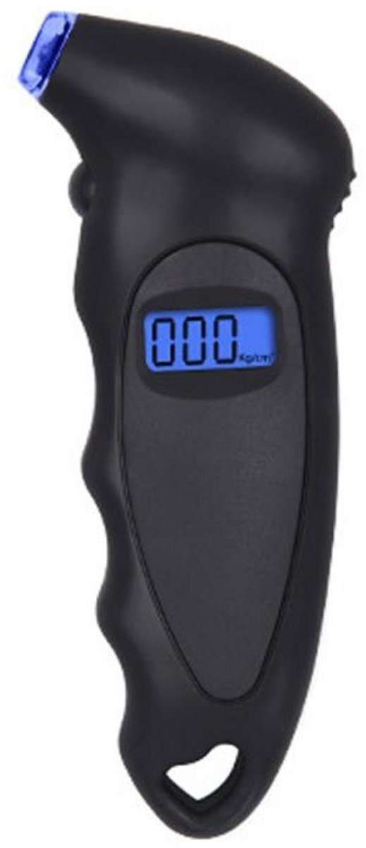 Bandenspanningsmeter digitaal - Bandendrukmeter - Banden drukmeter - Autobanden meter - Fietsbanden meter - Motorbanden meter - Digitale drukmeter - Tire pressure gauge - Tot 150 PSI - Zwart - Jonyx