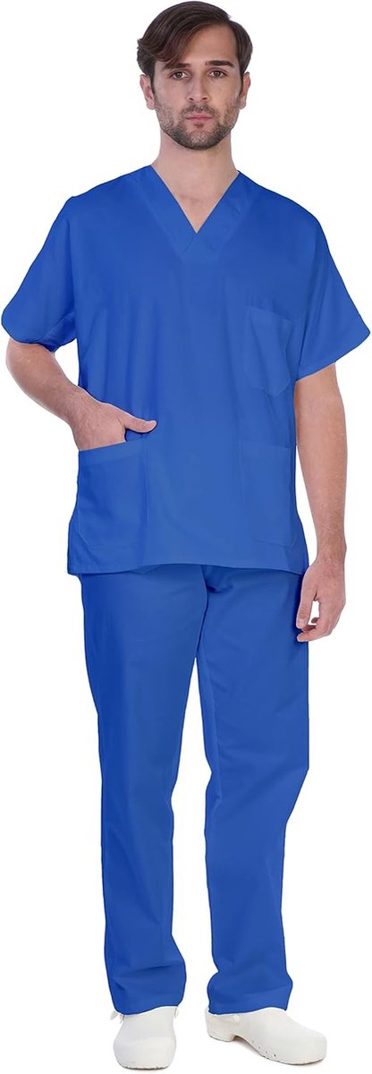 Service Uniform Gezondheid V-hals Snijloos Unisex | Dokter, Verpleegster, OSS, Benzine, XXL