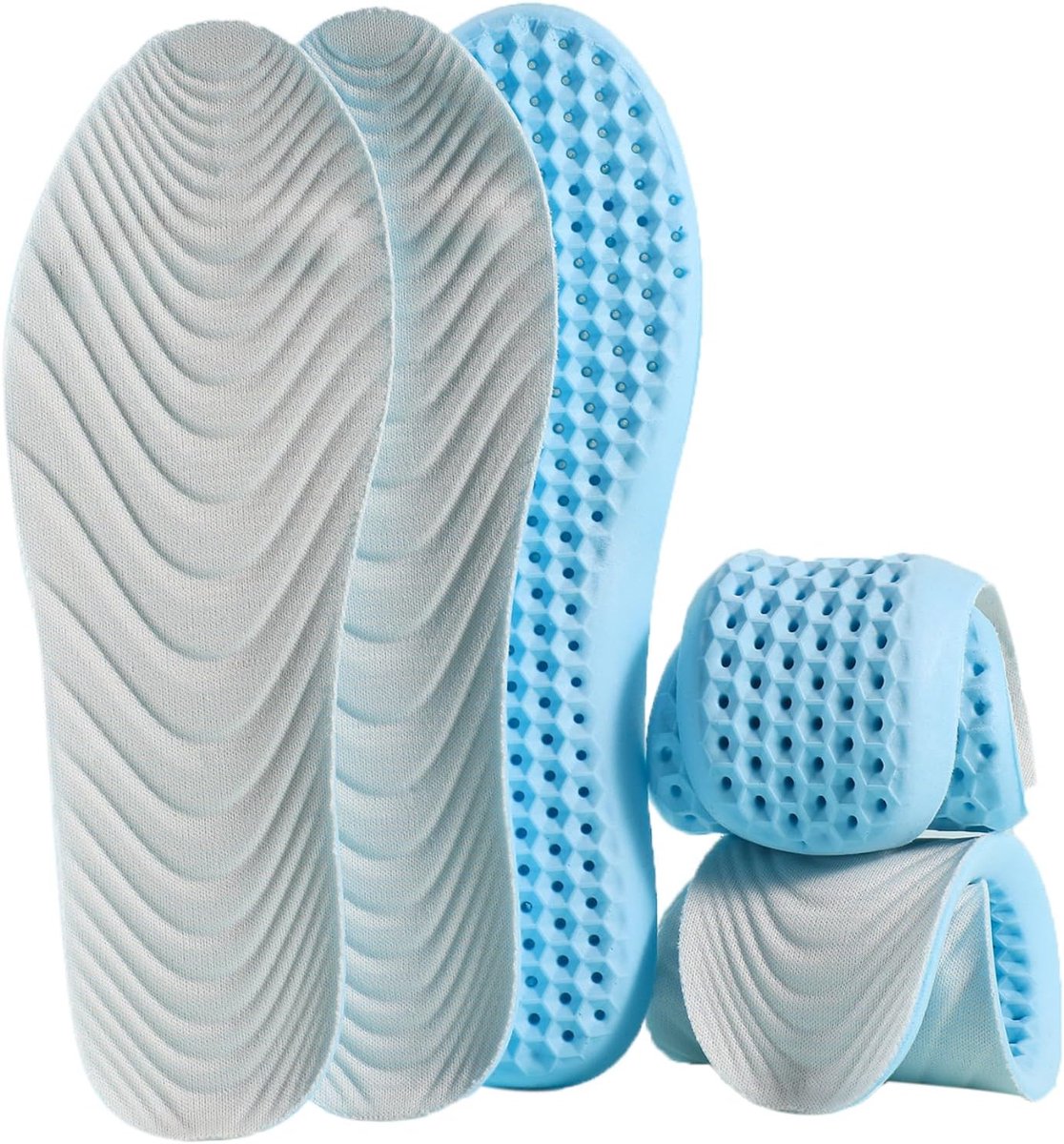 Comfort voor Heren en Dames, Schokabsorberend en Ademend, Ideaal voor Hardloopschoenen, Sportschoenen, Wandelschoenen en Werkschoenen (39-40)