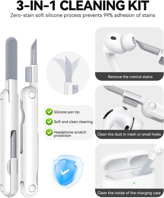 Siliconen voor AirPods Pro 3 Hoes, M-Light Purple — afbeelding 5