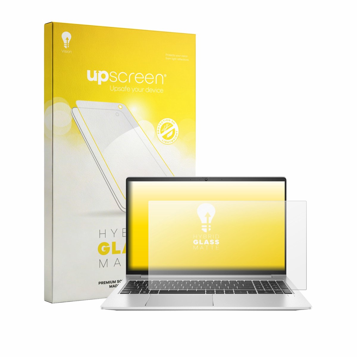 upscreen - Screenprotector voor HP ProBook 455 G8 - Folie Beschermfolie Beschermglas matte