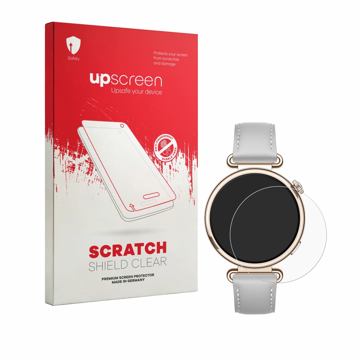upscreen - Screenprotector voor Huawei Watch GT 7 (41 mm) - Folie Beschermfolie transparant