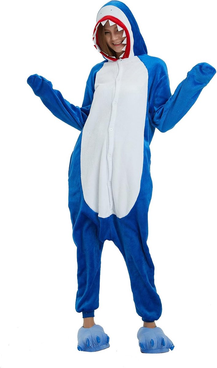 Jumpsuits Nieuwigheid Dier Onesie Pyjama nisex Volwassen Pyjama Halloween Cosplay Kostuum Luxe Jurk