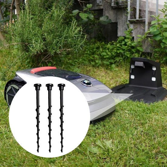 12 stuks aardschroeven voor robotmaaier, 13,7 cm grasmaaier, laadstation, schroeven, grondschroeven, tuingereedschap voor Husqvarna Automower 105, 305, 308, vloerschroeven, tuingereedschap — afbeelding 4