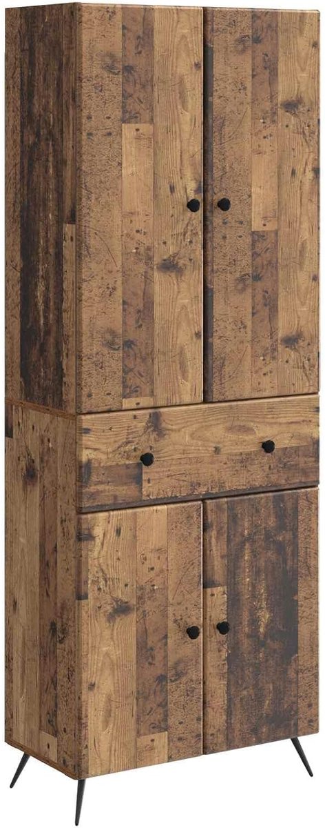 Meubelset van oud hout, 2 stuks
