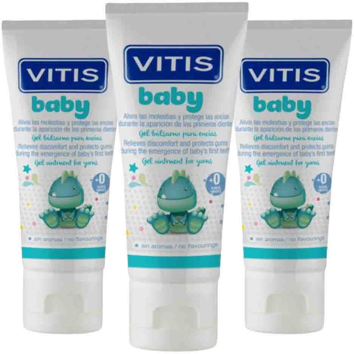 Vitis - Tandgel Baby - 3 x 30 ml - Voordeelverpakking