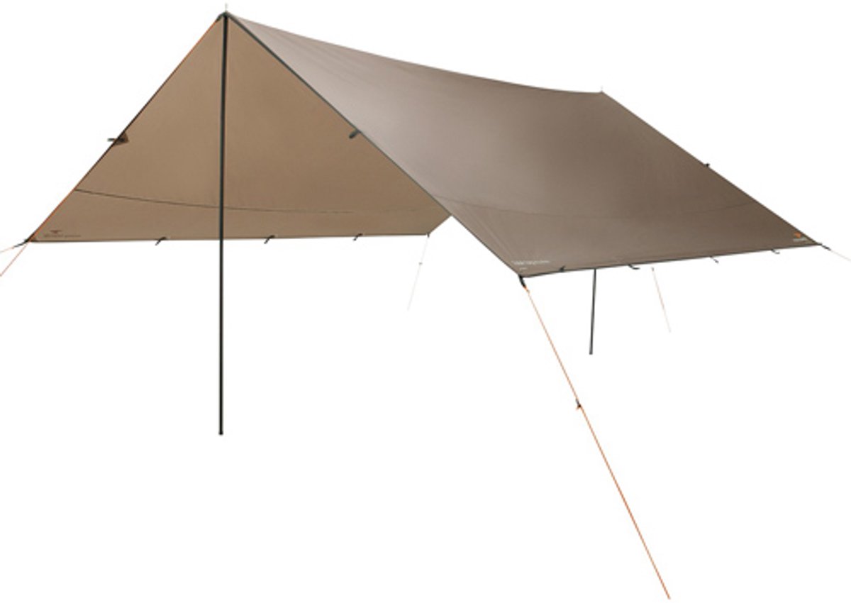 Easy Camp Totak Tarp 4 x 4 m Inclusief Stokken