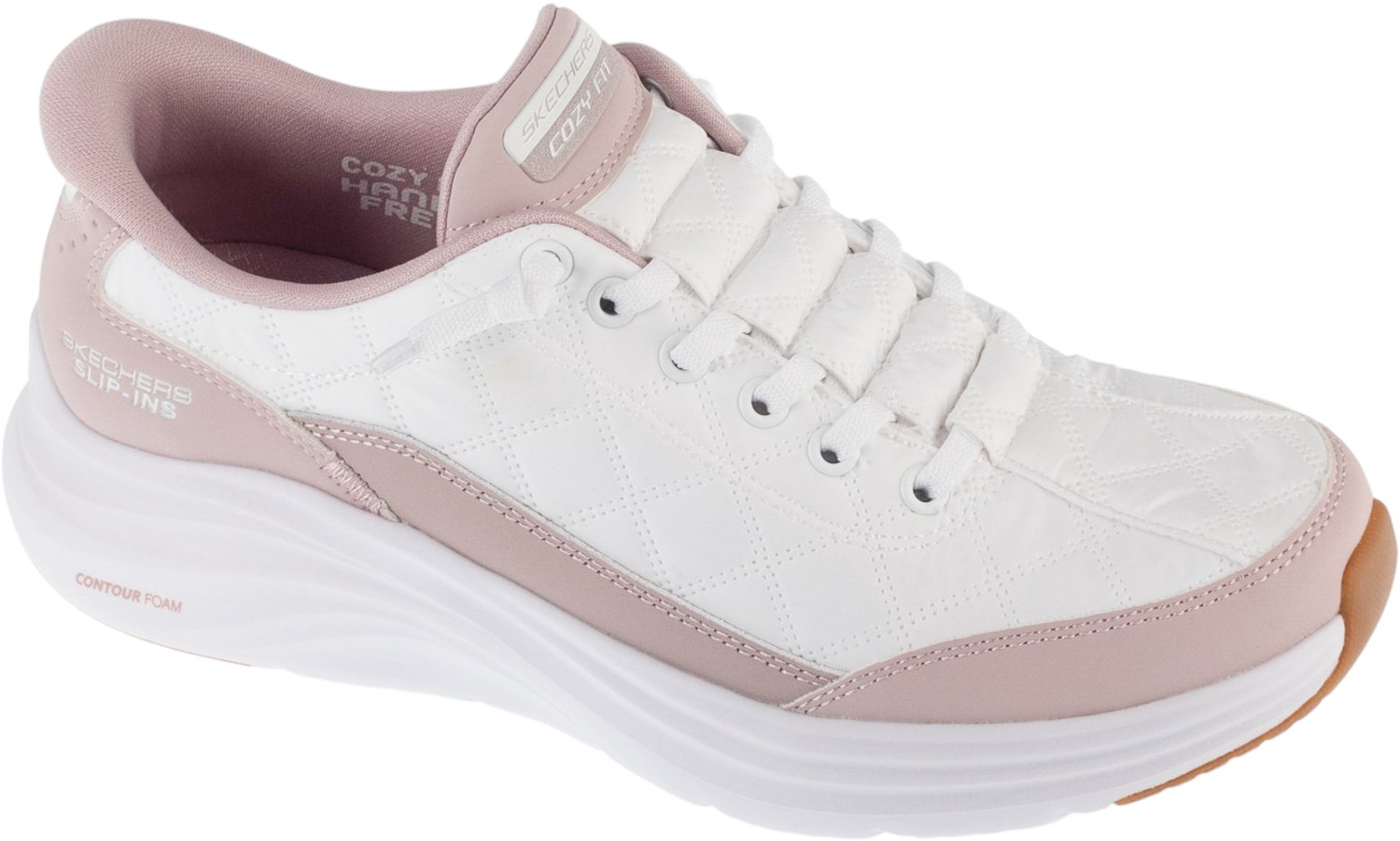 Skechers Slip-ins: Contour Foam - Cozy Fit, Vrouwen, Wit, Sneakers, maat: 36,5