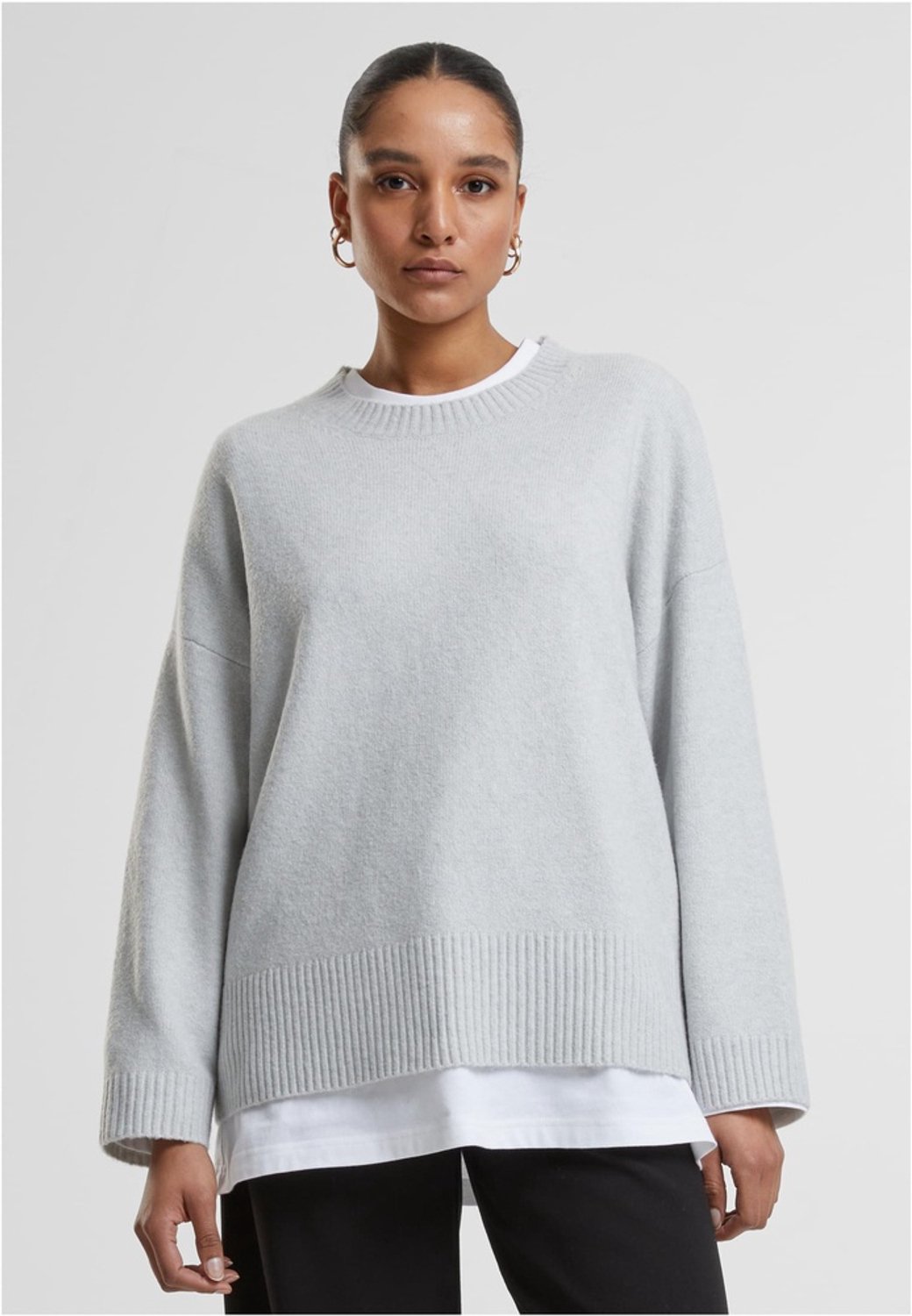 Urban Classics Soft Oversized Sweater/trui 5XL Grijs