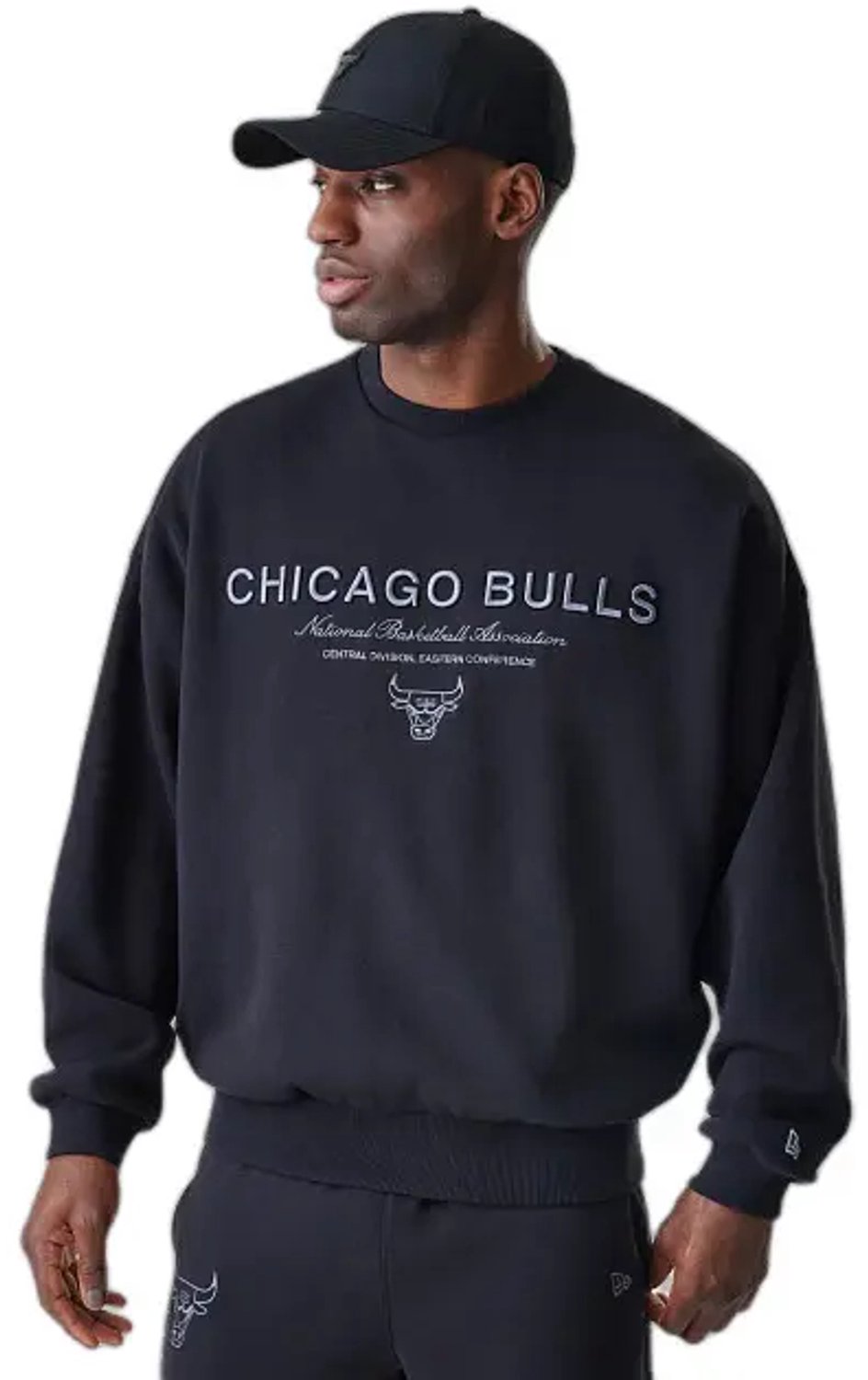 Chicago Bulls sweatshirt NBA Linear Zwart
