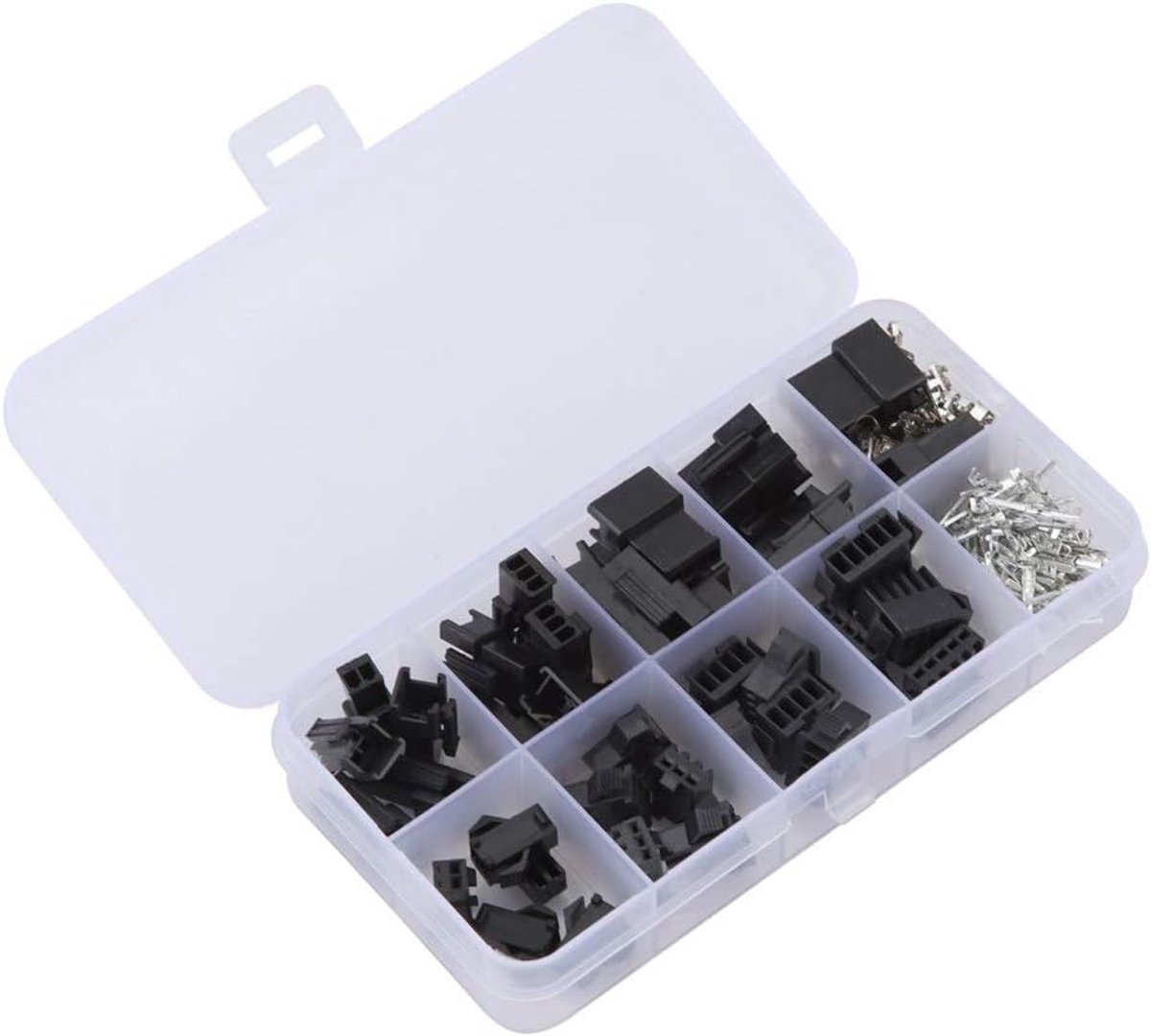 Pin Header Kit 2/3/4/5 Pins - Mannelijke en vrouwelijke connectoren - 200 stuks - Ideaal voor elektronische projecten - ShopVlot