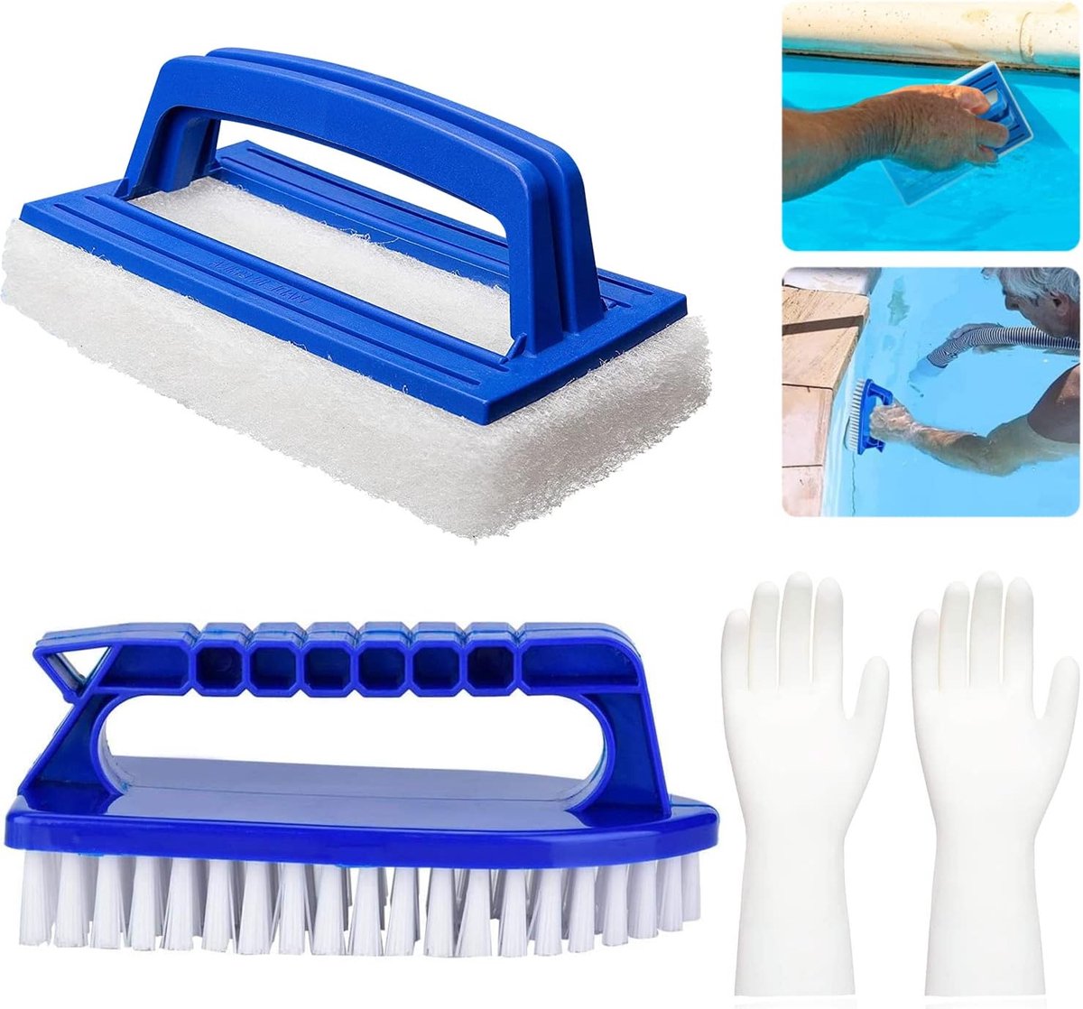 Abnaok Set of 2 swimming pools brushes - ShopVlot