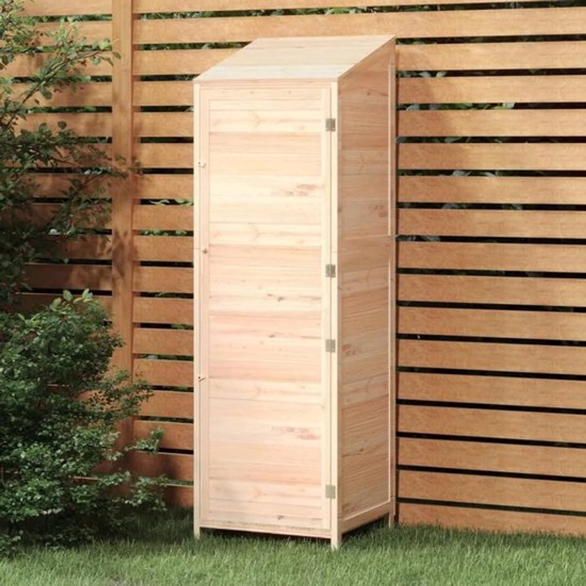 ZEYUAN tuinschuur - Gereedschapsberging en tuinmeubel - 55 x 52 x 175 cm van massief vurenhout