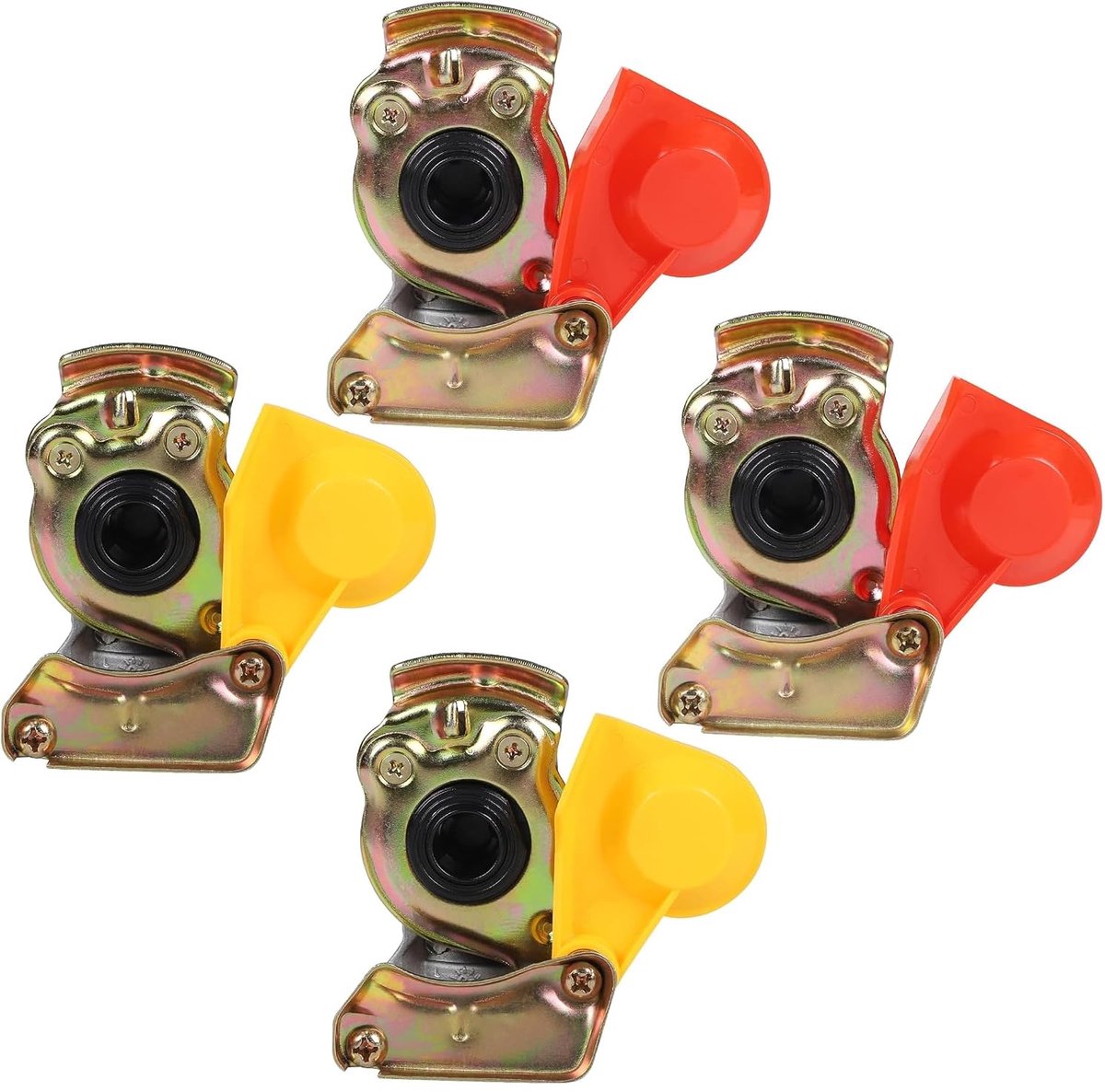 Koppelingskop M22-ventiel - aluminiumlegering - met stofkap - voor perslucht toepassingen - ShopVlot